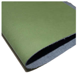 东莞货源eco leather羊巴再生皮革grs肤感磨砂可压抑羊纹牛纤皮革