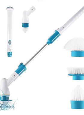 TK无线电动清洁刷长柄手持清洁刷子不弯腰清洗刷自动旋转拖把