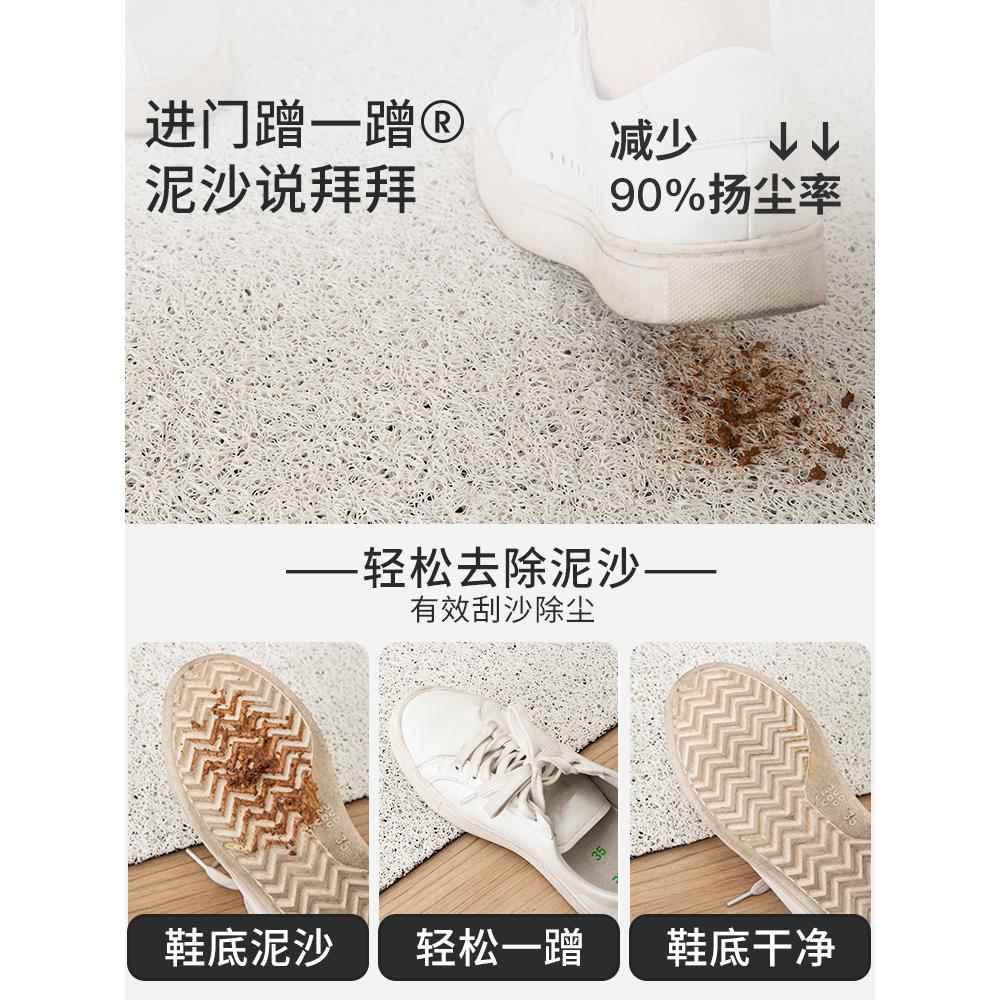 卡通丝圈LJY83961入户地门口防滑垫子玄垫毯关地进门垫pvc可脏擦