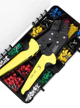 电商管型针型接线端子压接钳自循环棘轮压线钳640端子扎带组