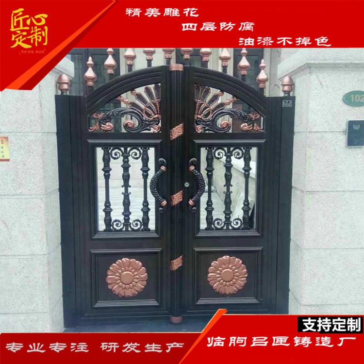 铝艺大门 庭院装修装饰铝艺大门 古典大气铝合金门