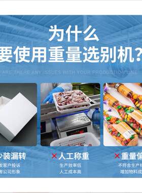 食品在线检重机检重称动态检重秤生产厂家重量分选机重量分检