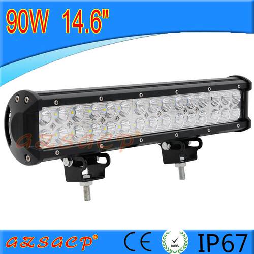 LED长条工作灯 汽车改装SUV越野车顶射灯 工程作业灯 中网灯126W