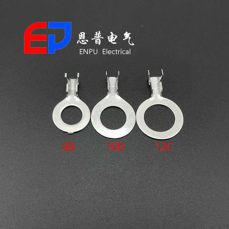 恩普O端型接线子铜鼻子接地片1电源线螺牙灯具69482连接器配件JD4