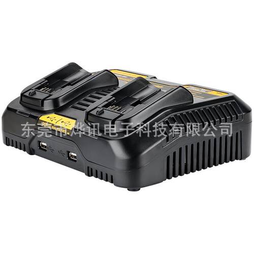 DCB102适用dewalt德伟12-18V锂电池电动工具充电器6A带双USB