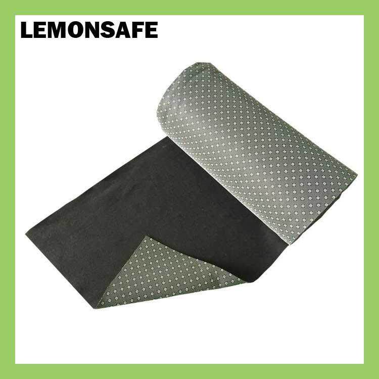 LEMONSAFE黑色防滑耐磨吸污毯防滑防渗漏工厂车间走廊专用毯WRL02