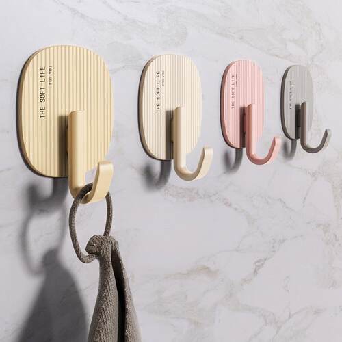No-drill adhesive hooks with strong load-bearing capacity, s