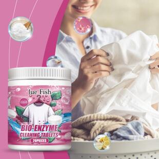 JUE FISH Clothing Cleaning Effervescent Tablets - Bio-Enzyme