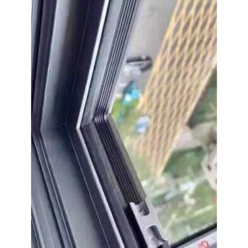 断桥铝欧标槽门窗平封条防尘密封装饰封边硬质三元乙丙橡胶密封条