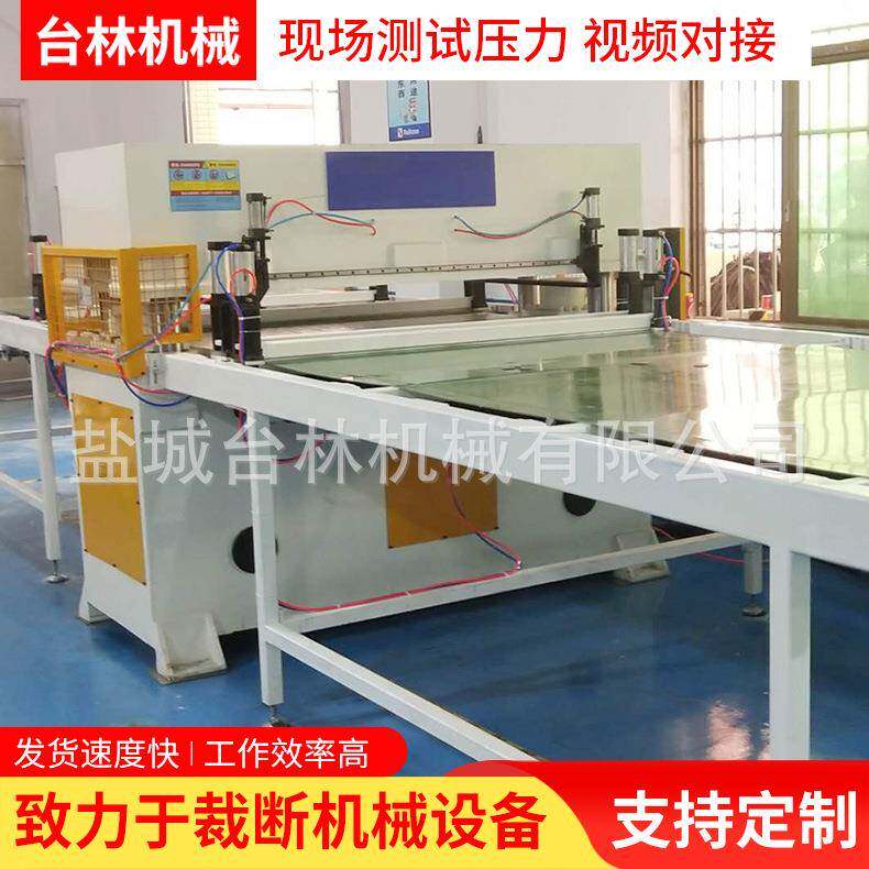 EVA珍珠棉海棉PVC自动化裁断机下料机全自动双边送料裁断机