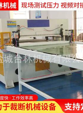 EVA珍珠棉海棉PVC自动化裁断机下料机全自动双边送料裁断机