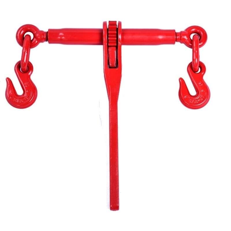 京必诚直销棘轮拉紧器链条杠杆收紧链条捆绑器双钩货车固定紧链器