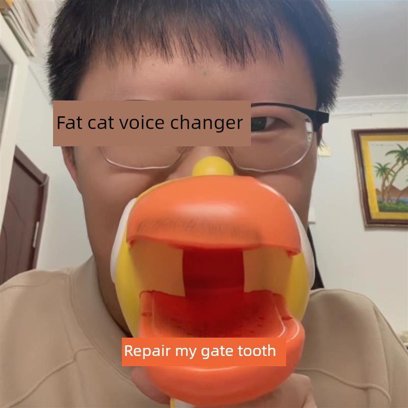 胖猫变声创意棘手的大嘴鸟玩具有趣的拼图玩小扬声器作为礼物的朋图片