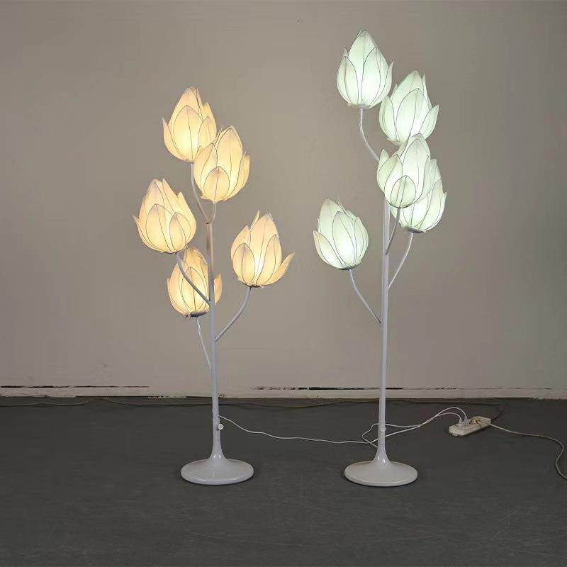 新款婚庆铁艺发光铃兰花蕾路引灯光装饰婚礼场景布置舞台摆件道具