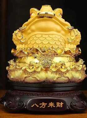 直销新款招财金蟾摆件店铺开业礼品家居办公室乔迁装饰品公司前台