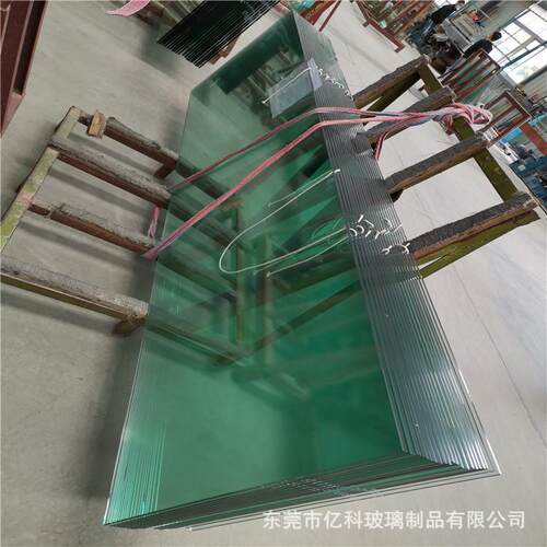 超1白化玻双层中空夹钢胶玻璃隔璃断玻璃门P淋VB防火浴房建筑扶栏