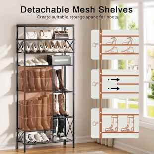 跨境容量多层鞋子收纳架家用玄关鞋架简大约高颜值入家居HY250825