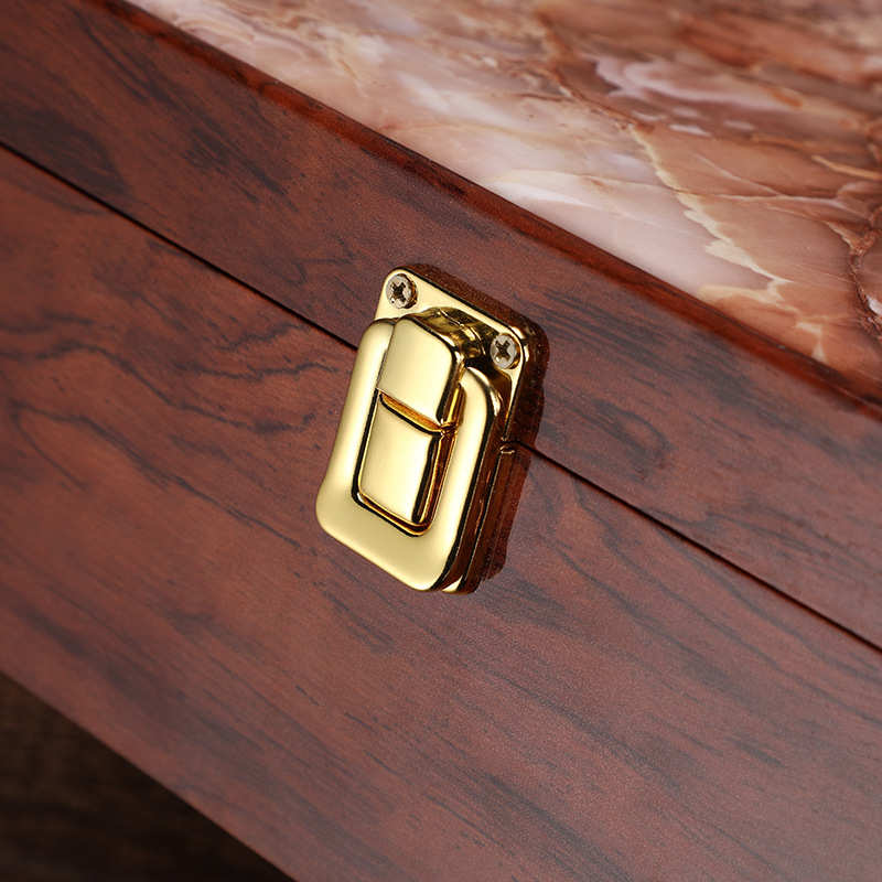 欧式轻奢大理石纹红酒包装盒创意手提便携双支装葡萄酒包装礼品盒