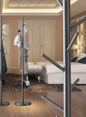 衣架挂地RIE卧落室不锈衣钢帽架客厅房间室内晾衣服挂架简约结实