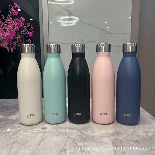 大容量可乐瓶保温杯1000ml304双层不锈钢保温保冷车载杯tyeso新品