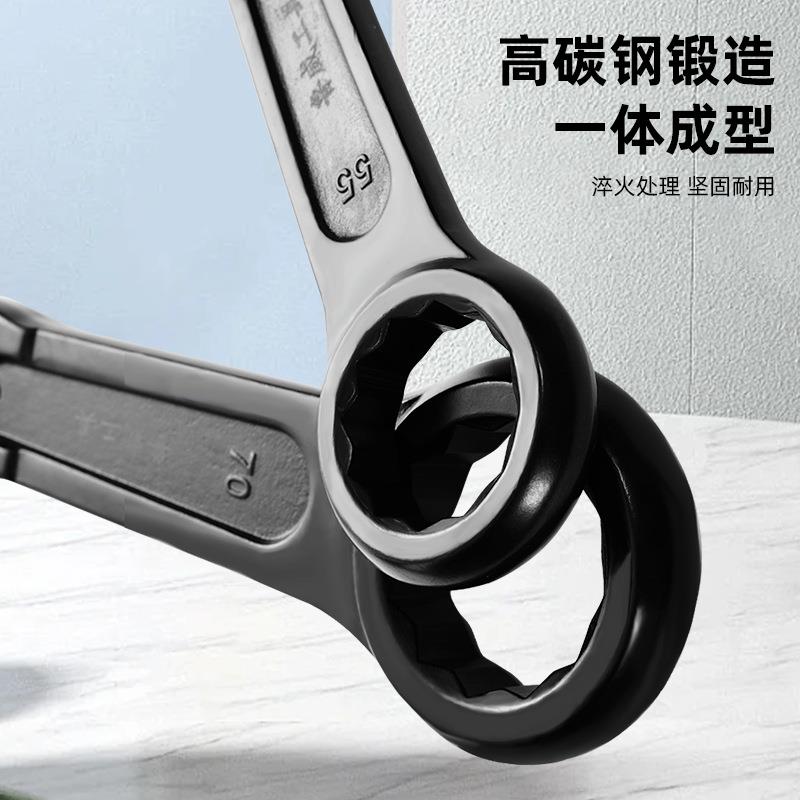工具敲击扳手重型坚固敲击梅花扳手单头直柄敲击扳手工业级
