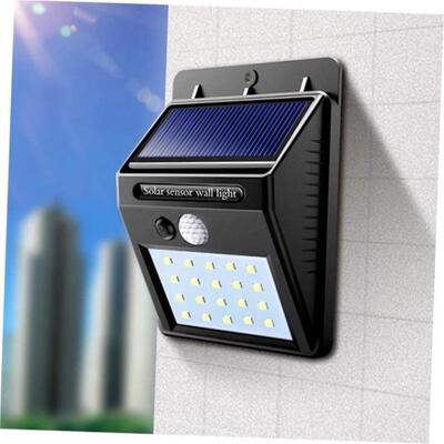 LED solar wall light, human body sensing courtyard light路灯