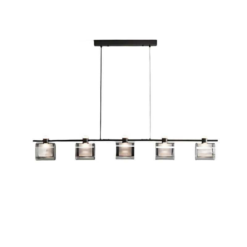 意式极简全铜玻璃长条餐厅吊灯北欧轻奢大气厨房岛台吧台玻璃吊灯,家装灯饰光源,客厅吊灯,淘宝优惠券,粉丝福利购,淘宝优惠卷