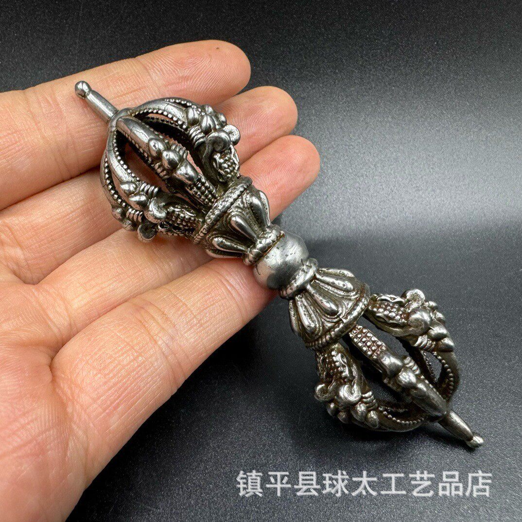 仿铜器小大号古金器刚杵黄铜做旧WSS铜古玩杂项摆件