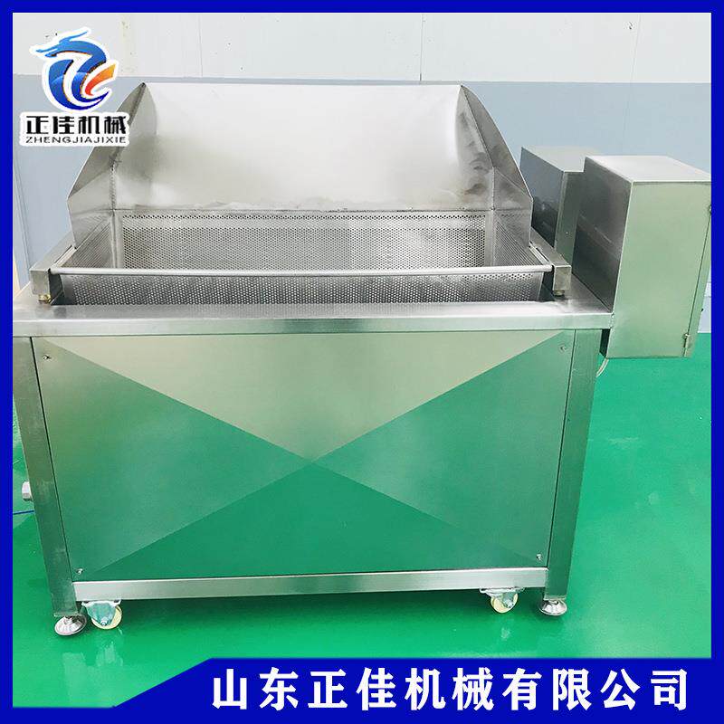 商用不锈钢炸鸡油炸锅设备全自动薯片油炸机无骨鸡柳油炸机