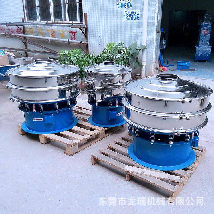 400MM振动过筛机圆形金属粉末振动筛电子元件橡胶震动筛