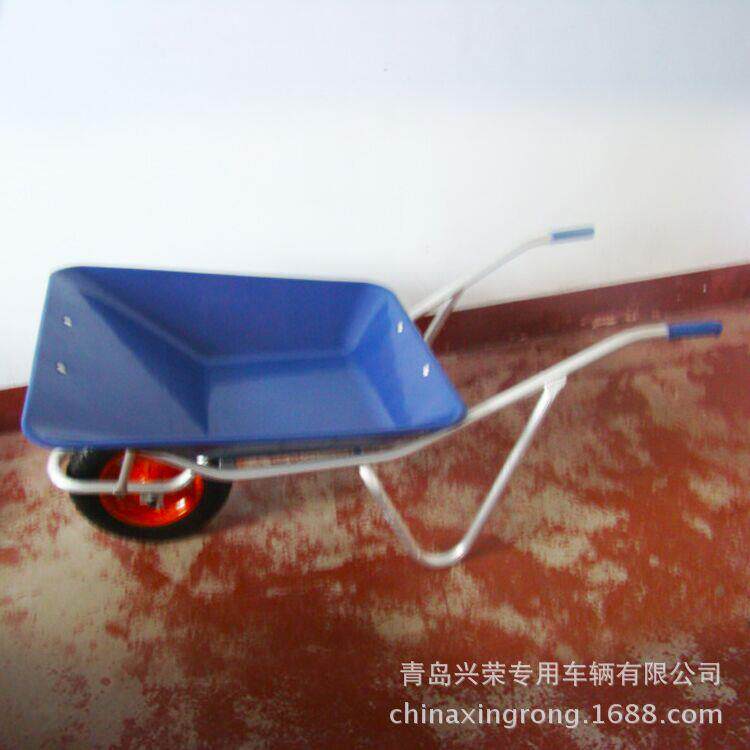独轮铝合工金地花园林推沙泥独轮手斗车推509垃圾农用运工具手推