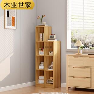 夹缝收纳柜15公分宽飘窗实木书架20cm25cm30cm窄边柜靠墙定制超薄