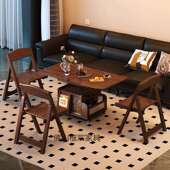 升降茶几折叠移动发推车台实木xx159 桌茶茶桌小户型客厅多功能沙