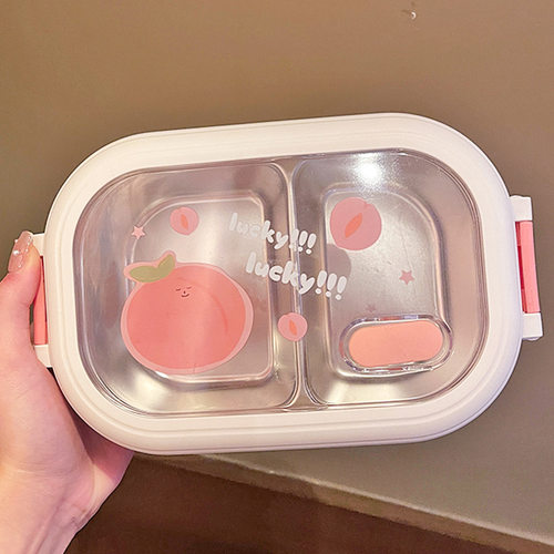 不锈钢食品级上班族保温保鲜盒
