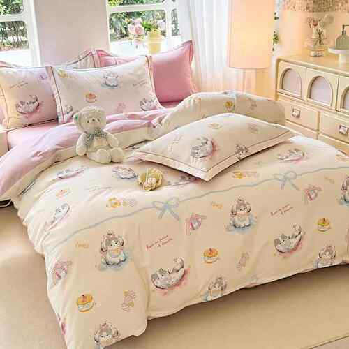 纯棉磨毛被套150x20DWU0x203220x240双人.180全棉被罩磨15纯棉毛