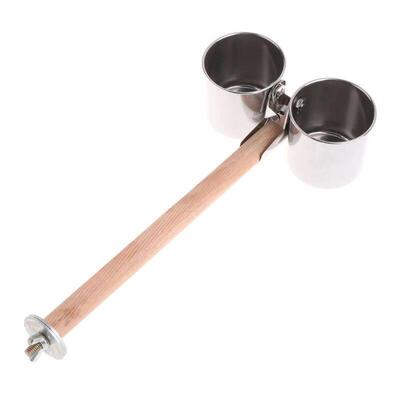 Bird Water Feeder Dishes Food Bowl for Cage Coop Cups Clip