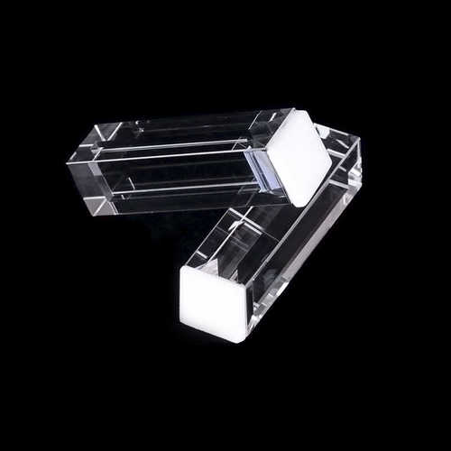 比色半光带微量皿石英微量皿比色材质玻璃一体/批发荧熔融盖