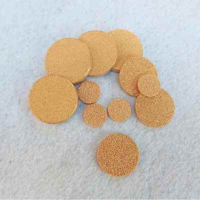 多点式真空吸盘滤片15*2 40-60目 铜粉末烧结过滤网 消声降噪排气