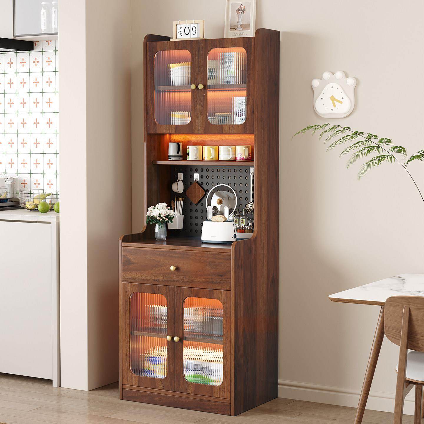 实木餐边柜客厅靠墙一体收纳柜窄边洞洞板柜子置物柜茶水柜小边柜,住宅家具,餐边柜,淘宝优惠券,粉丝福利购,淘宝优惠卷