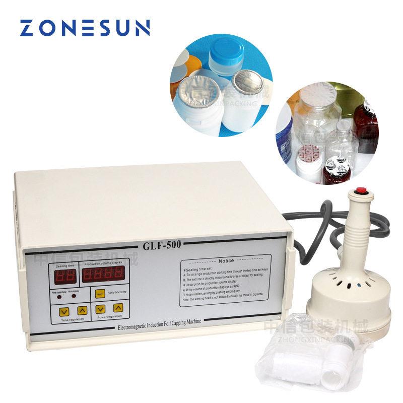 ZONESUN 电磁感应铝膜封口机 蜂蜜铝箔片锡纸箔衬手动封口机