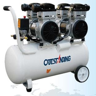 60L小型音无油打气泵2120v装 1100W 修工 1静00W2 奥突斯空压机木2