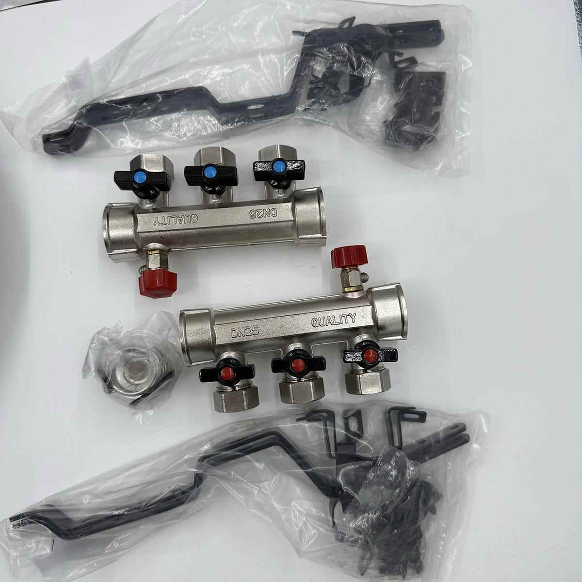 分水器地暖分水地暖分器家用全铜智能器分集水水23456789路地水暖