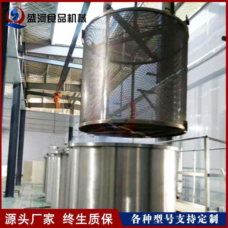 商用粽子蒸煮锅真空包装肉粽子加工设备自动提框式蒸煮锅