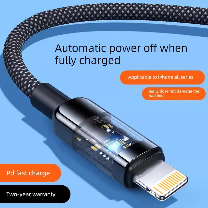 【日本技术】适用于iphone手机type-c充电器【自动断电】韵野适用苹果15充电线14promax16数据线pd20W快充13