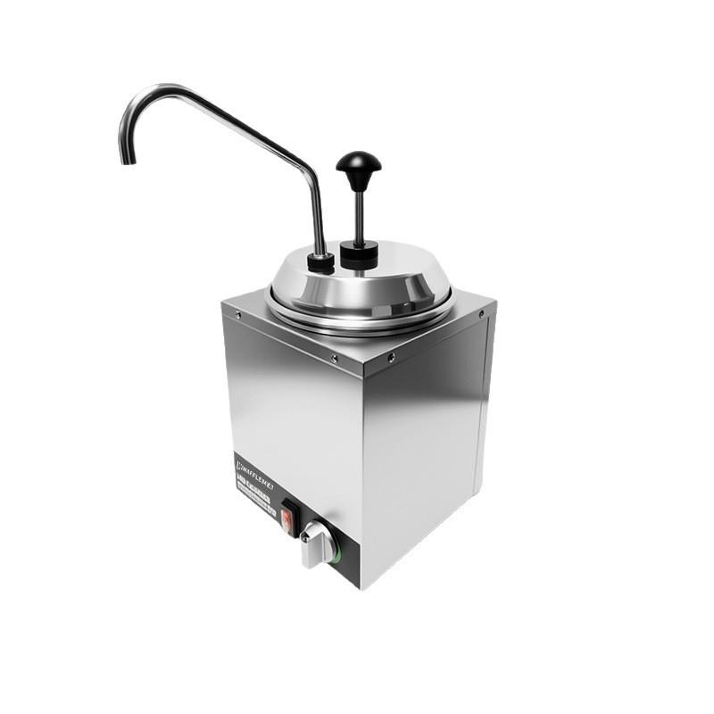 电酱泵芝士酱汁泵奶酪加热恒温器4L果糖挤按压器保温桶分发机厂家