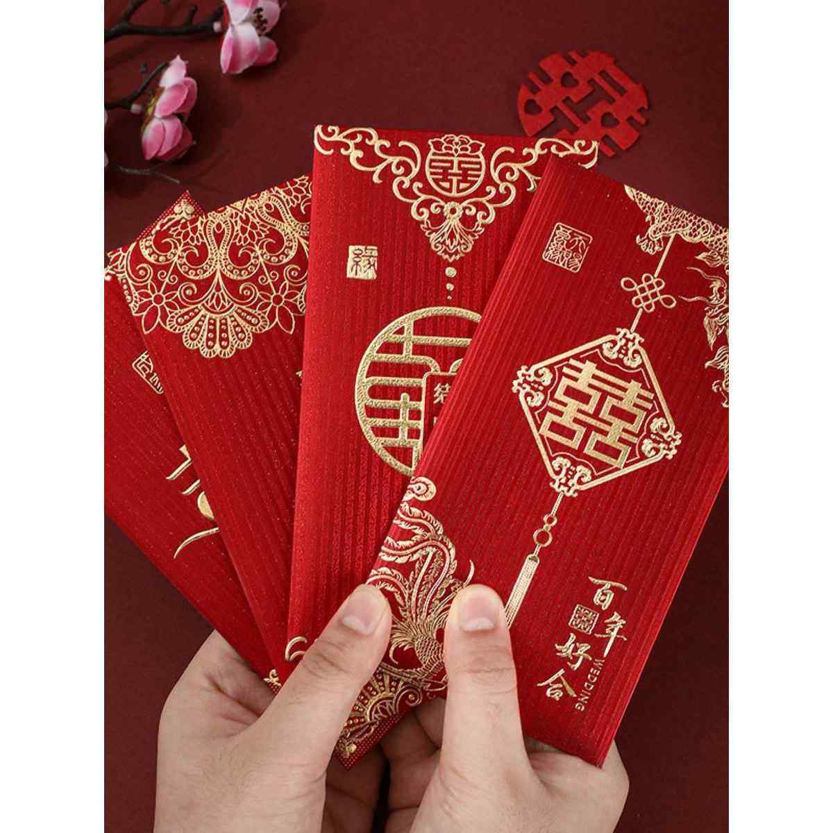 新款婚庆红包结婚专用利是封中式喜字百元千元婚礼随礼回礼份子钱,节庆用品/礼品,红包/利是封,淘宝优惠券,粉丝福利购,淘宝优惠卷