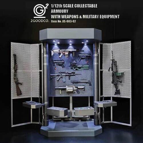 2GOODCO 1/12 蝙蝠侠 装备武器库 机娘figma 6寸人偶模型配件场景