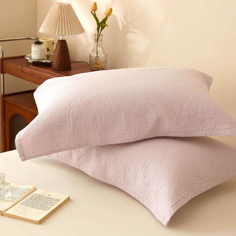 枕巾纯棉可固定一对装全棉纱布枕头巾轻奢高级感2025新款防头油