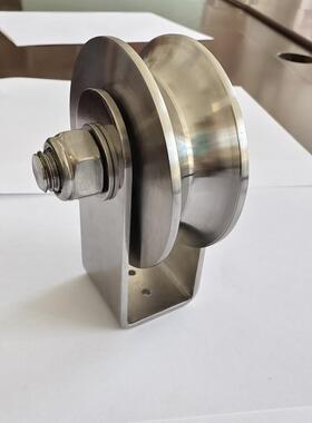 不锈钢地轨滑轮起重平移门轮单滑轮H型U型V型轴承滑轮