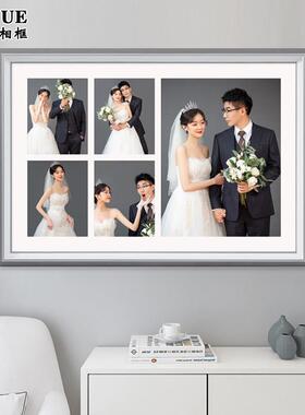 婚纱照相框多张照片组合放大冲洗打印加带和做成20 24 3036寸挂墙
